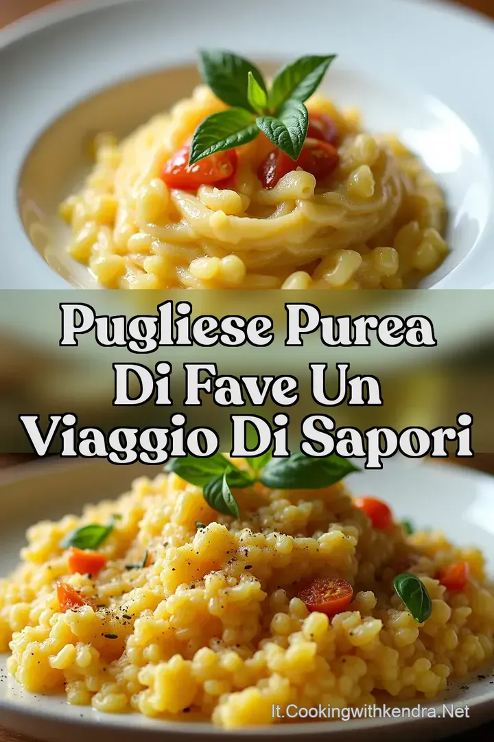 Pugliese Purea di Fave Un Viaggio di Sapori
