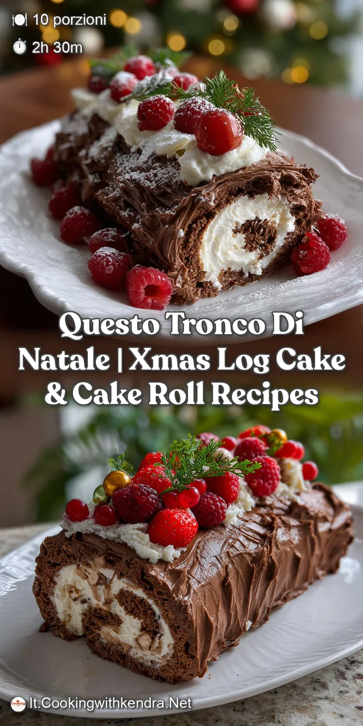 Questo TRONCO DI NATALE | Xmas Log Cake & Cake Roll Recipes
