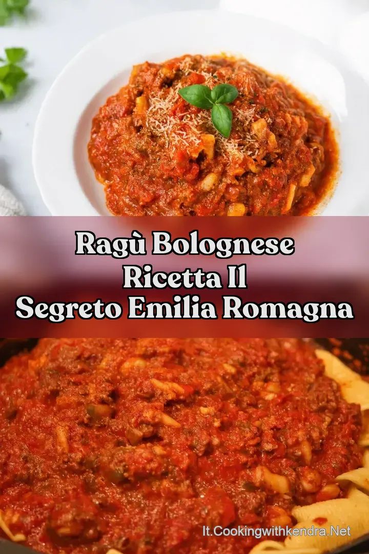 Rag&ugrave; Bolognese Ricetta Il Segreto Emilia Romagna