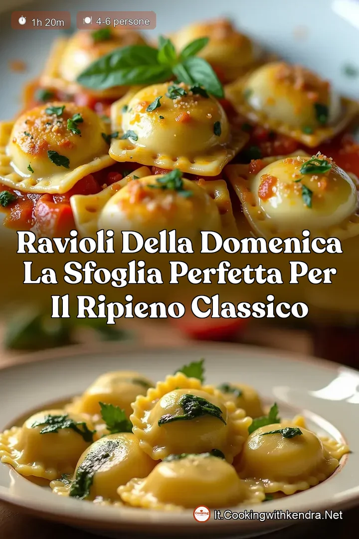 Ravioli della Domenica La Sfoglia Perfetta per il Ripieno Classico