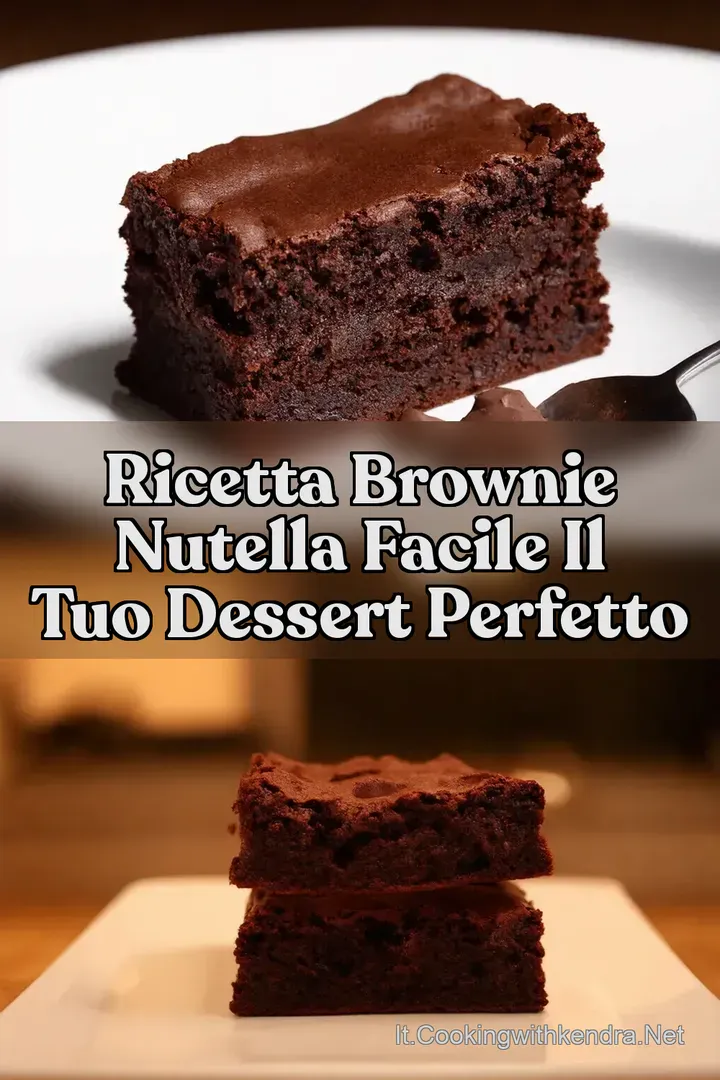 Ricetta Brownie Nutella Facile Il Tuo Dessert Perfetto
