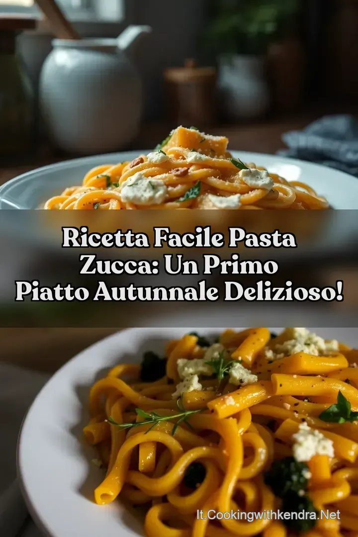 Ricetta Facile Pasta Zucca: Un Primo Piatto Autunnale Delizioso!