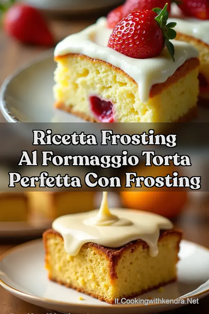 Ricetta Frosting al Formaggio Torta Perfetta con Frosting