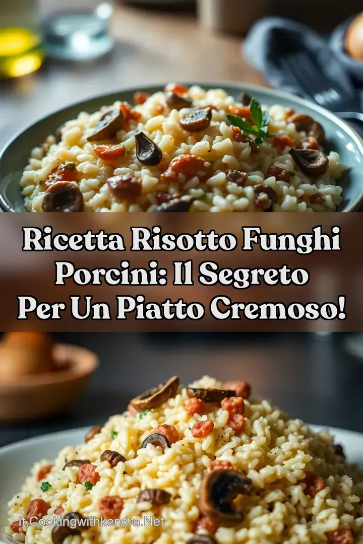 Ricetta Risotto Funghi Porcini: Il segreto per un piatto cremoso!
