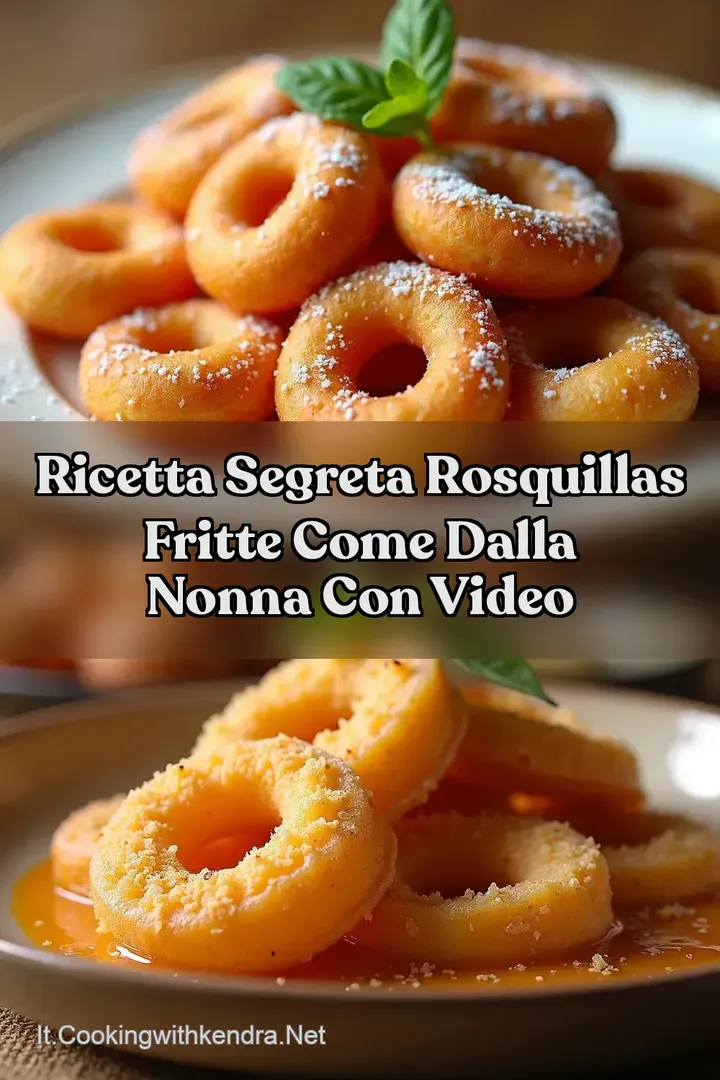 Ricetta Segreta Rosquillas Fritte come dalla Nonna con video