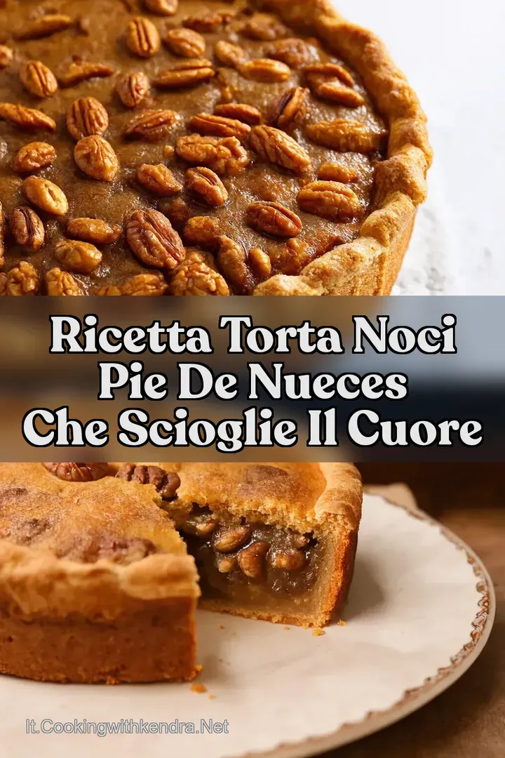 Ricetta Torta Noci Pie de Nueces che Scioglie il Cuore