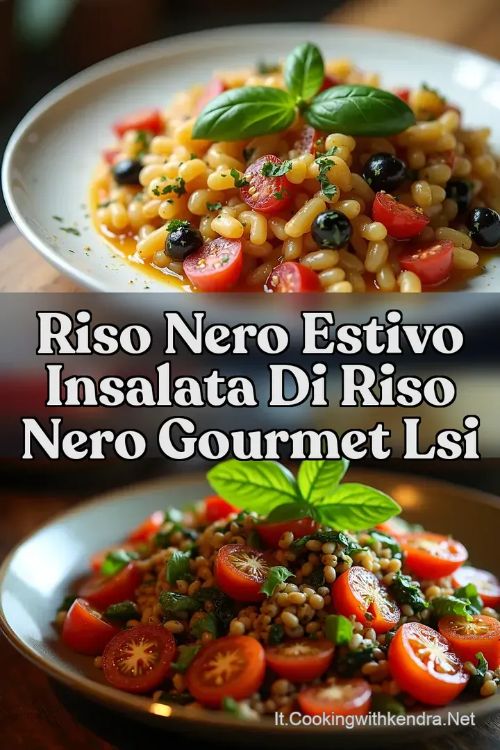 Riso Nero Estivo Insalata di Riso Nero Gourmet LSI