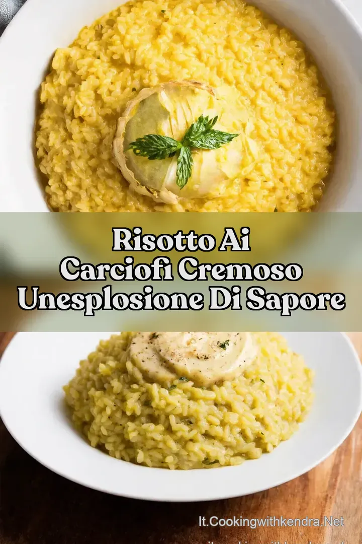 Risotto ai Carciofi Cremoso UnEsplosione di Sapore