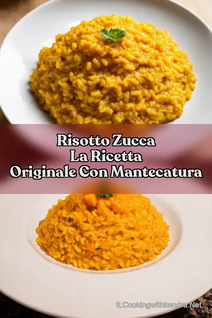 Risotto Zucca La ricetta originale con mantecatura