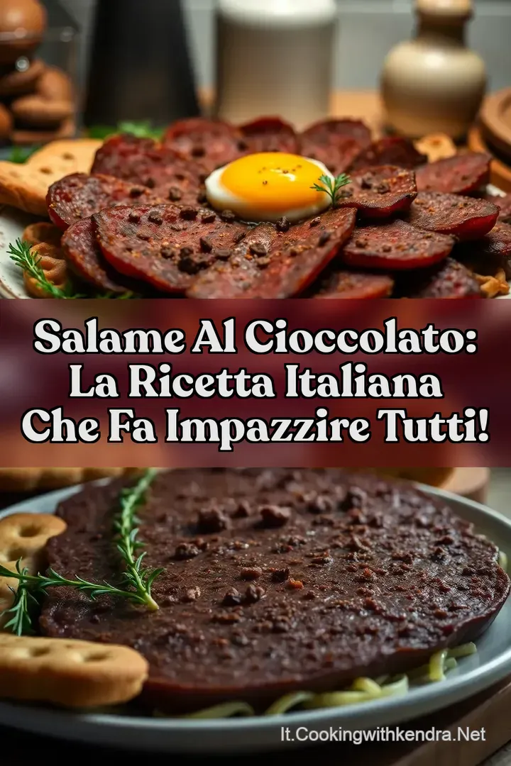 Salame al Cioccolato: La Ricetta Italiana che Fa Impazzire Tutti!