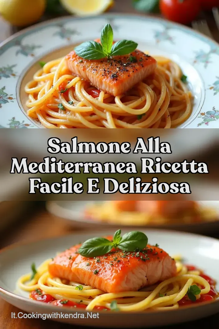 Salmone alla Mediterranea Ricetta Facile e Deliziosa