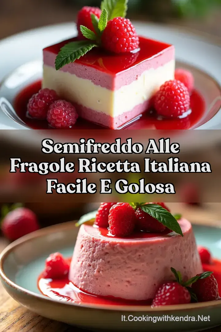 Semifreddo alle Fragole Ricetta Italiana Facile e Golosa