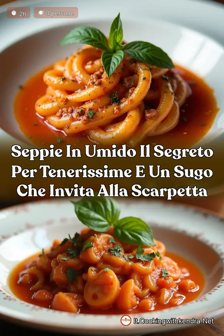 Seppie in Umido Il Segreto per Tenerissime e un Sugo che Invita alla Scarpetta