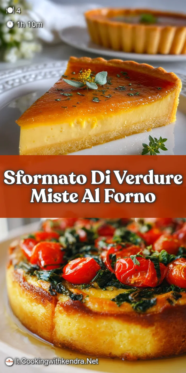 Close-up reveals tender textures of mixed roasted vegetables, lightly charred edges of the cheese crust, and soft interior...