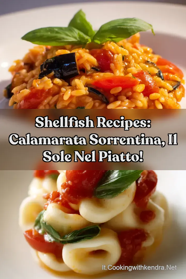 Shellfish Recipes: Calamarata Sorrentina il Sole nel Piatto!