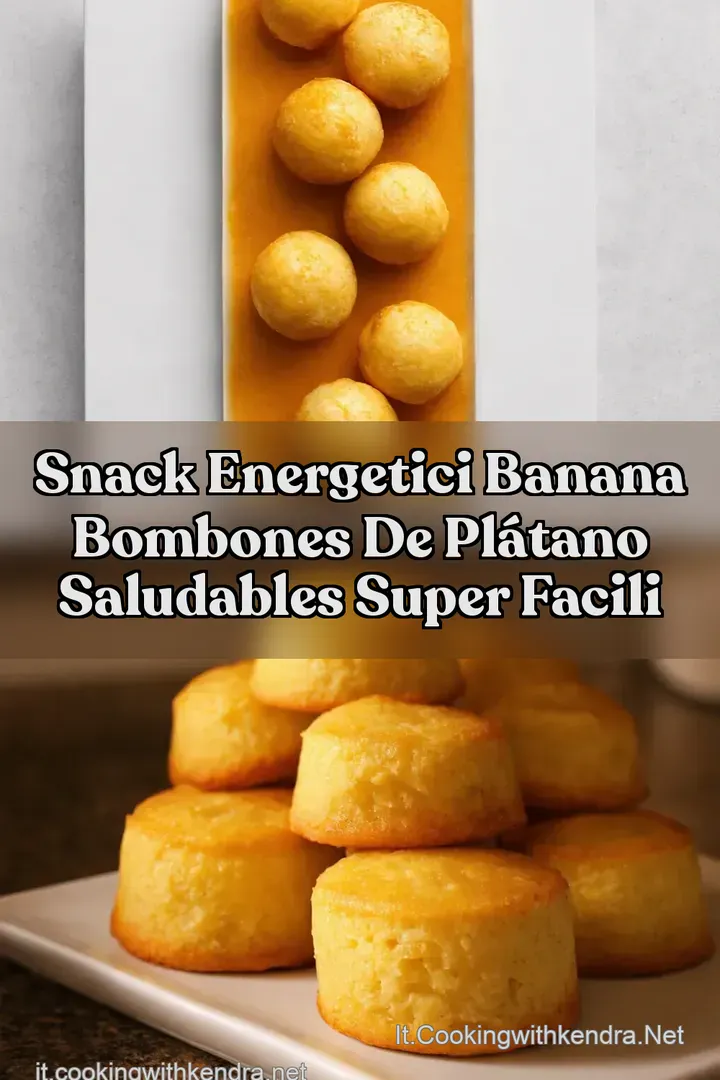 Snack energetici banana Bombones de Pl&aacute;tano Saludables super facili