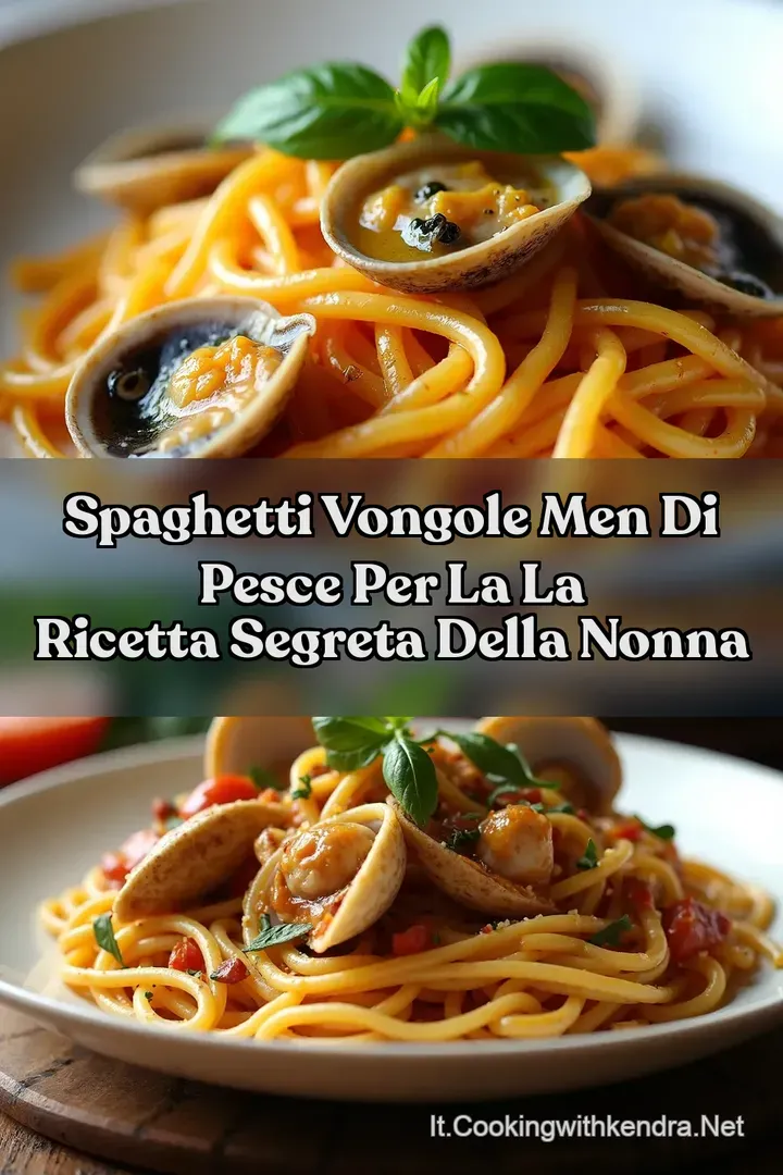 Spaghetti Vongole MEN DI PESCE PER LA La Ricetta Segreta della Nonna