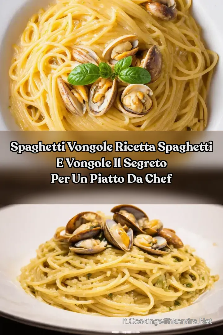 Spaghetti Vongole ricetta spaghetti e vongole Il Segreto per un Piatto da Chef
