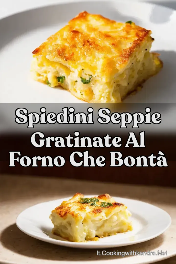 Spiedini Seppie Gratinate al Forno Che Bont&agrave;