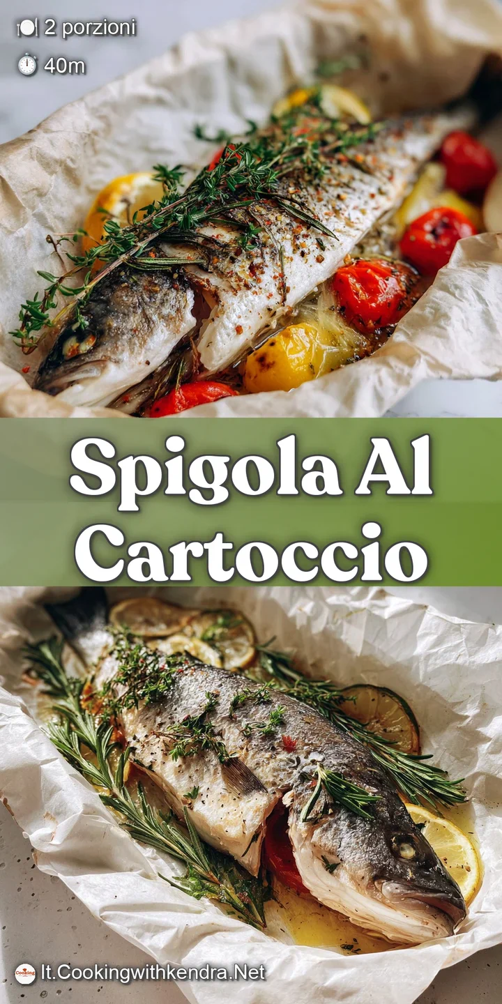 Close-up of delicate sea bass, its moist flesh subtly infused with lemon and herbs. The parchment's subtle browning sugges...