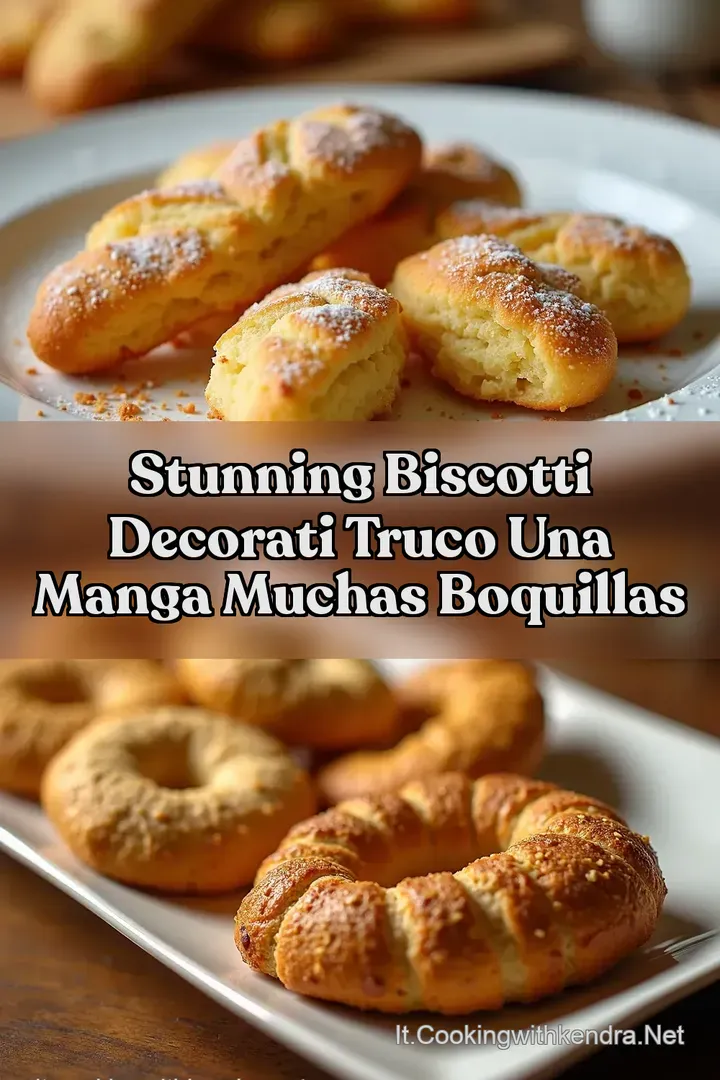 Stunning Biscotti Decorati Truco Una Manga Muchas Boquillas