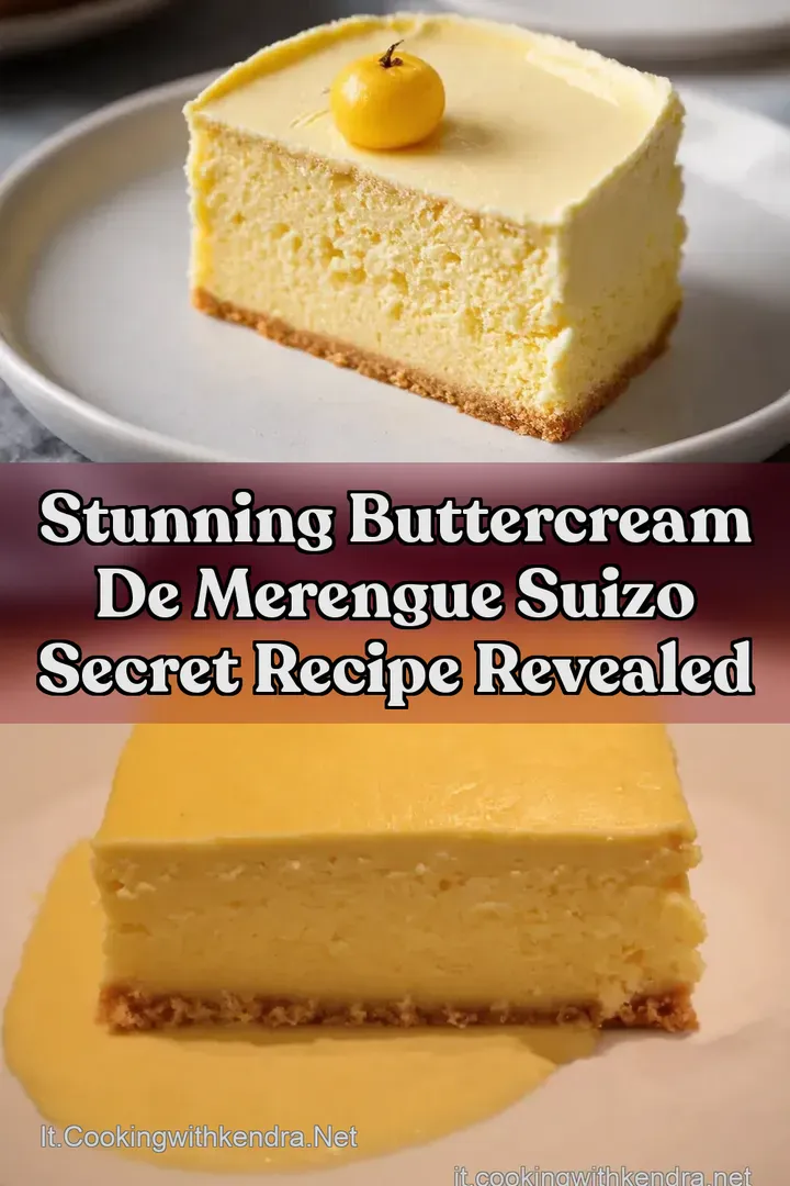 Stunning Buttercream de Merengue Suizo Secret Recipe Revealed