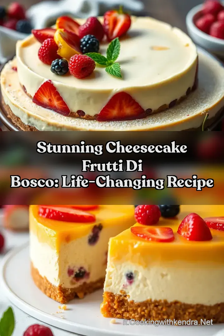Stunning Cheesecake Frutti di Bosco: Life-Changing Recipe