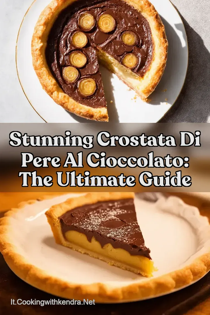 Stunning Crostata di Pere al Cioccolato: The Ultimate Guide