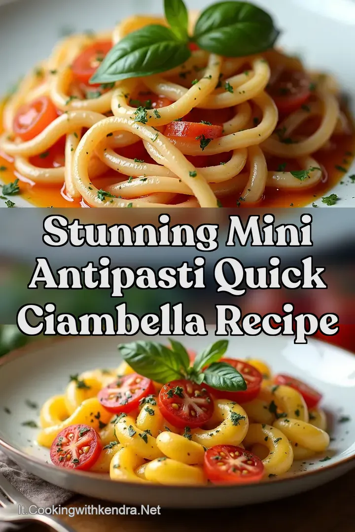 Stunning Mini Antipasti Quick Ciambella Recipe