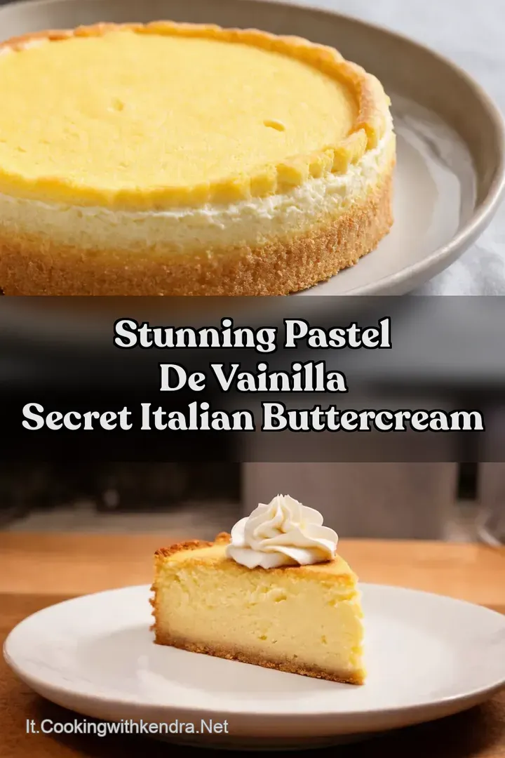 Stunning Pastel de Vainilla Secret Italian Buttercream