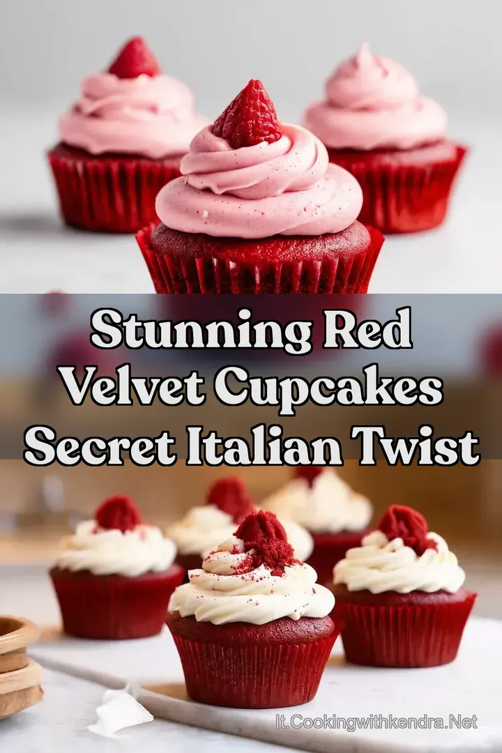Stunning Red Velvet Cupcakes Secret Italian Twist