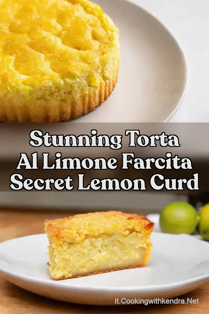 Stunning Torta al Limone Farcita Secret Lemon Curd