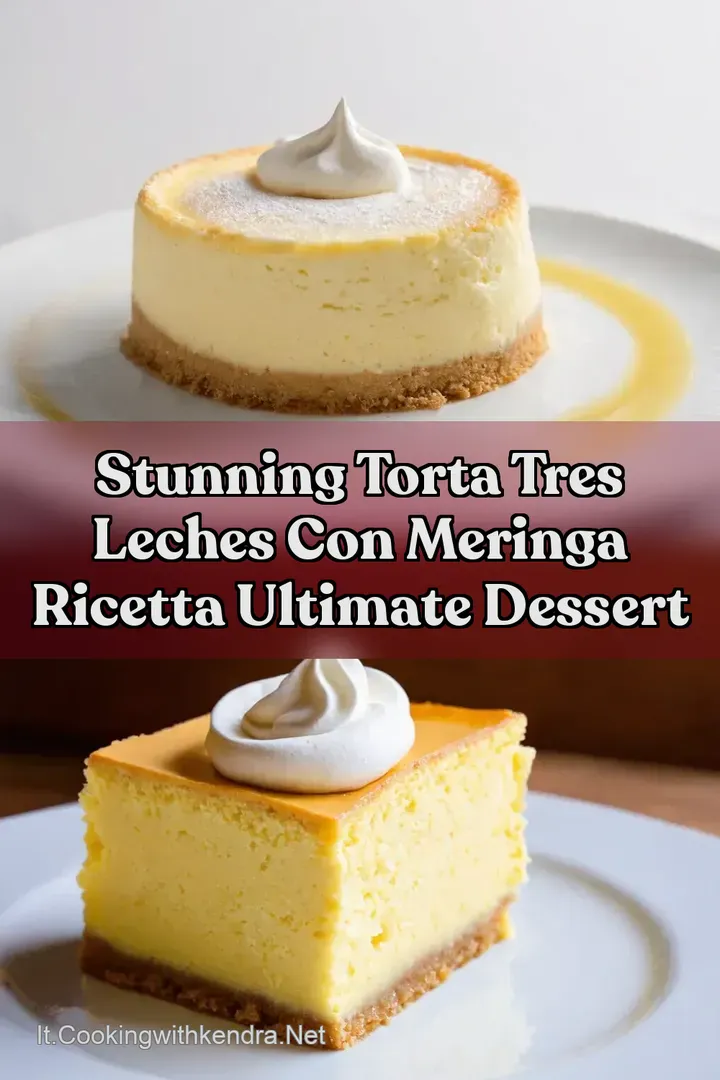 Stunning Torta Tres Leches con Meringa Ricetta Ultimate Dessert
