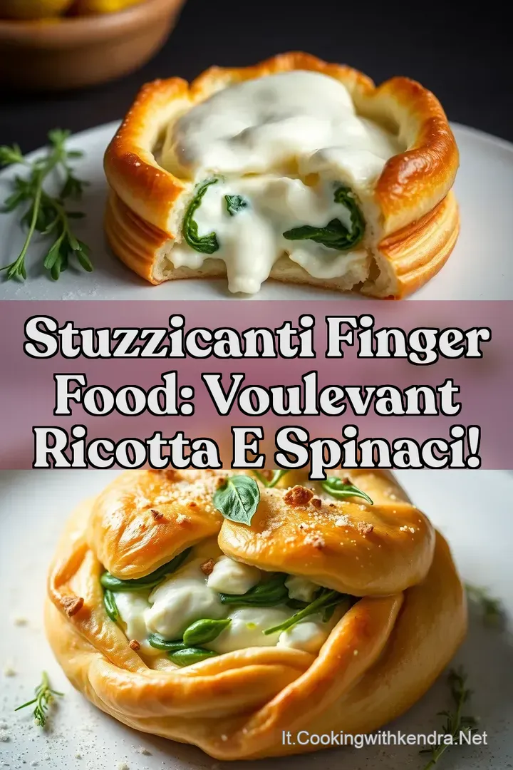 Stuzzicanti Finger Food: Voulevant Ricotta e Spinaci!