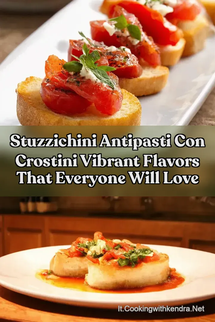 Stuzzichini antipasti con crostini Vibrant Flavors That Everyone Will Love