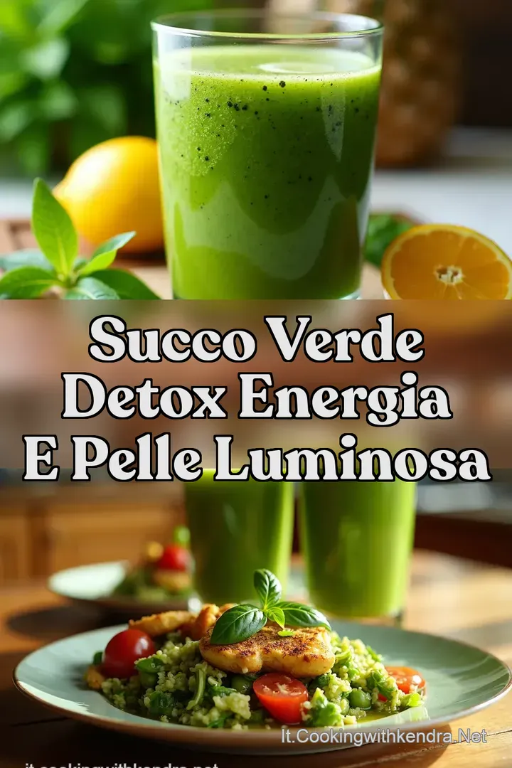 Succo Verde Detox Energia e Pelle Luminosa