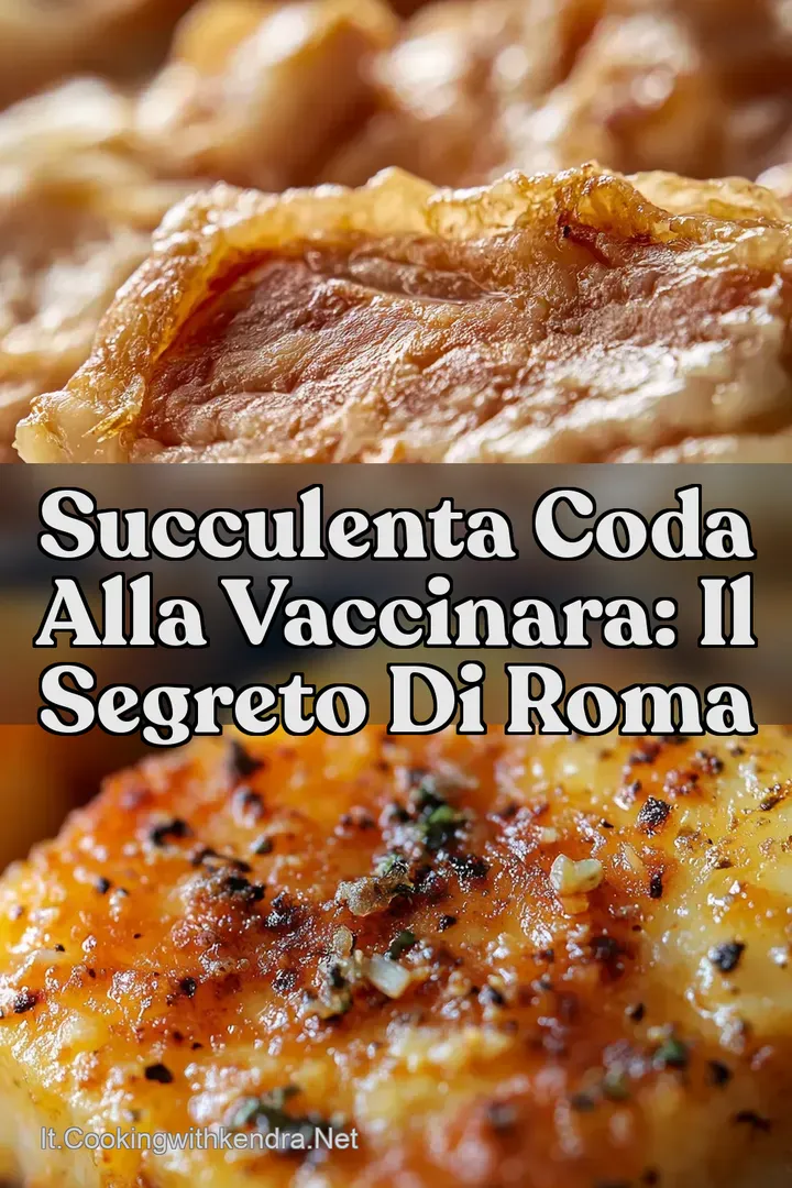 Succulenta Coda alla Vaccinara: Il Segreto di Roma