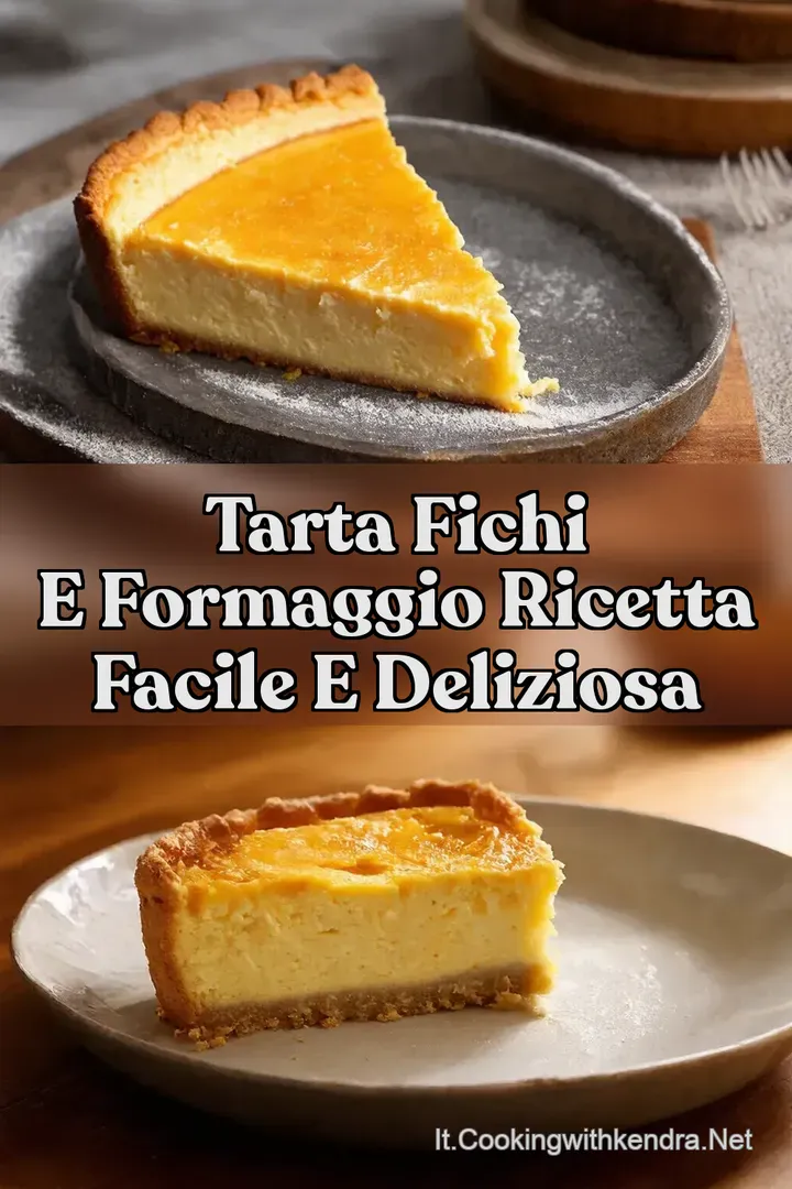 Tarta Fichi e Formaggio Ricetta Facile e Deliziosa