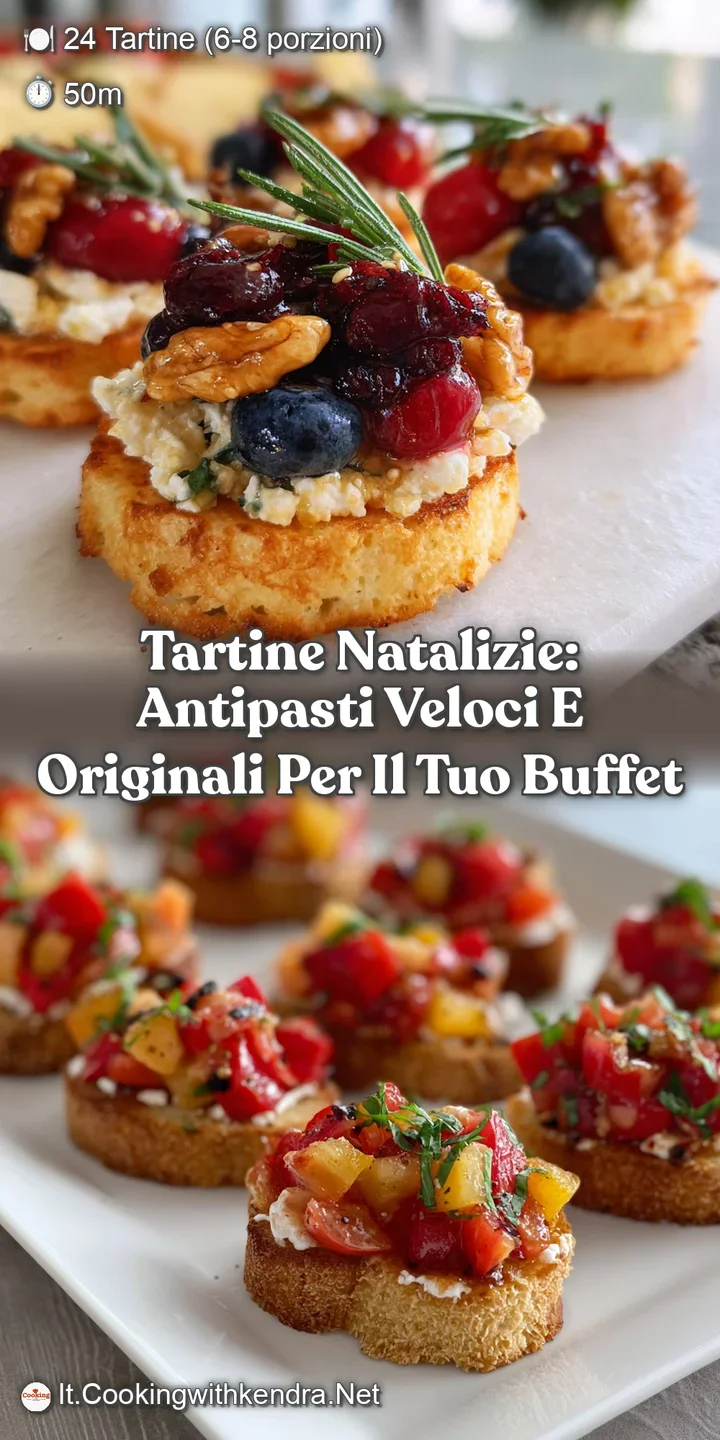 Tartine Natalizie: Antipasti Veloci e Originali per il Tuo Buffet