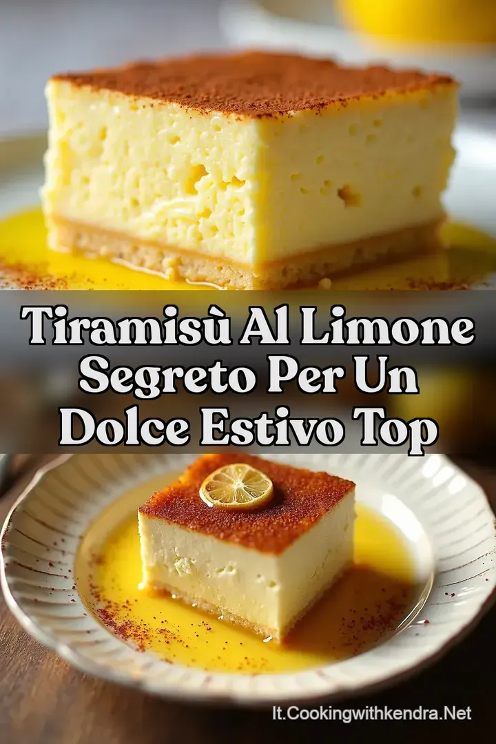 Tiramis&ugrave; al Limone Segreto per un Dolce Estivo Top