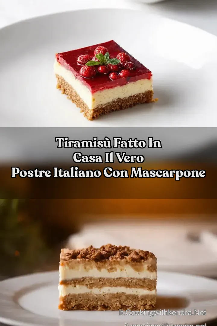 Tiramis&ugrave; Fatto in Casa Il Vero Postre Italiano con Mascarpone