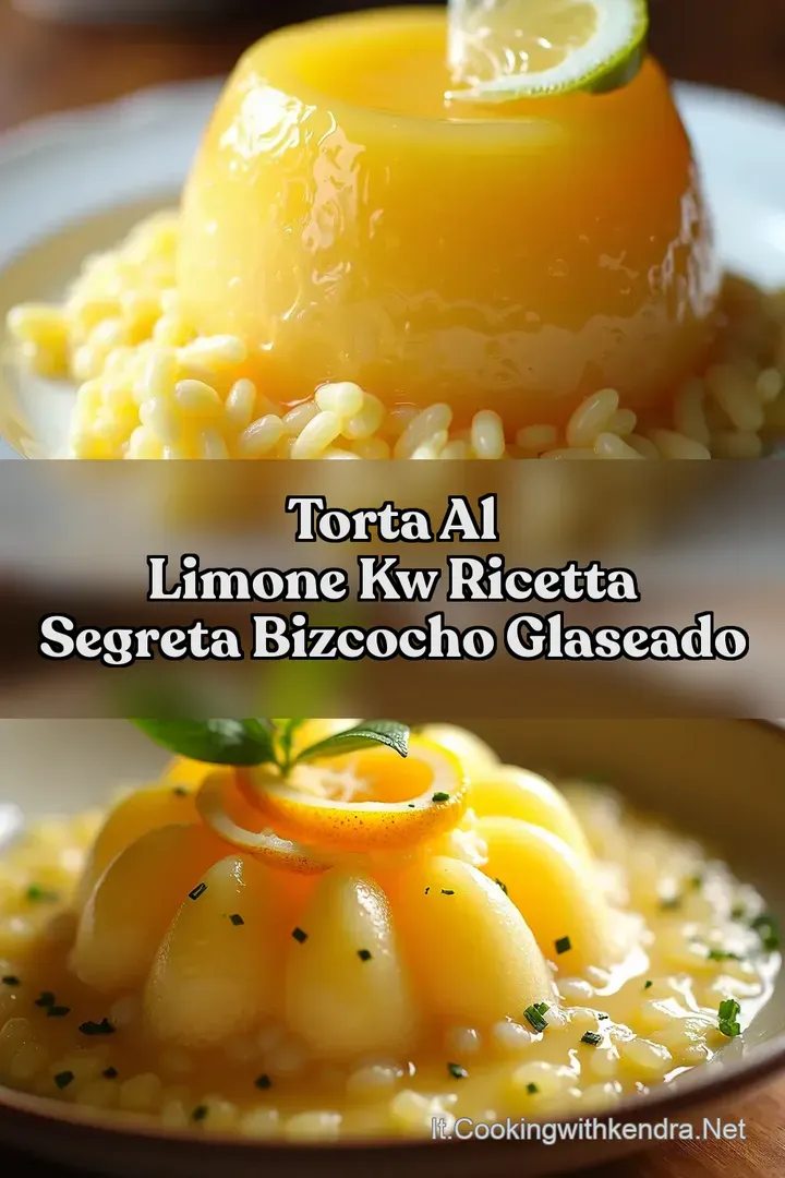 Torta al Limone kw Ricetta Segreta Bizcocho Glaseado
