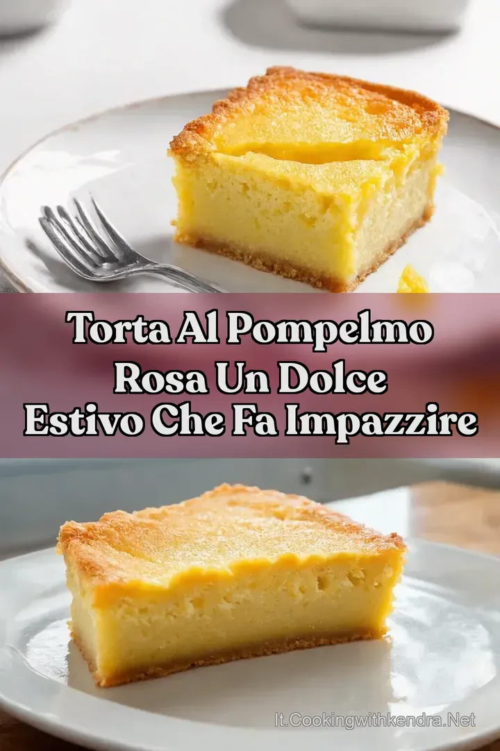 Torta al Pompelmo Rosa Un Dolce Estivo Che Fa Impazzire
