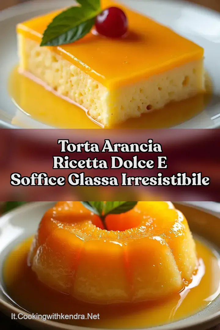 Torta Arancia Ricetta Dolce e Soffice Glassa Irresistibile