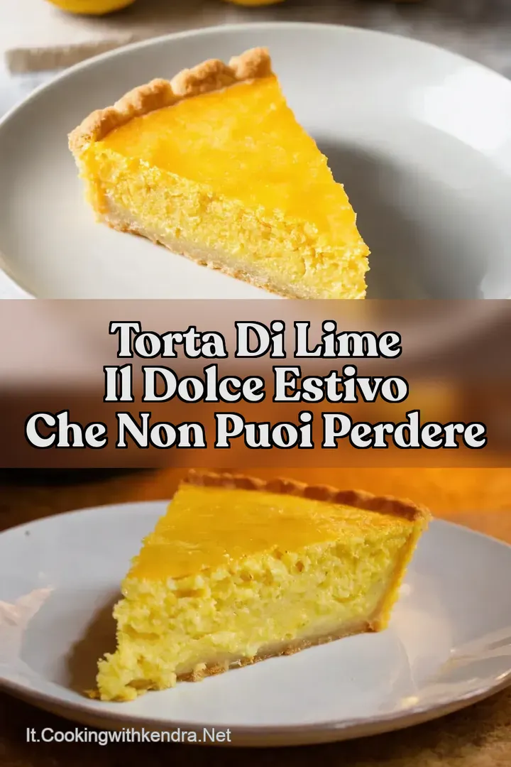 Torta di Lime Il Dolce Estivo che non Puoi Perdere