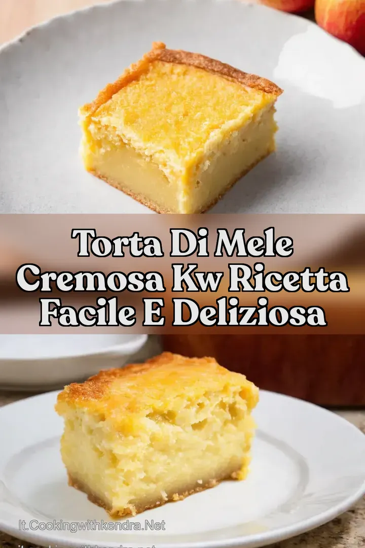 Torta di Mele Cremosa kw Ricetta Facile e Deliziosa