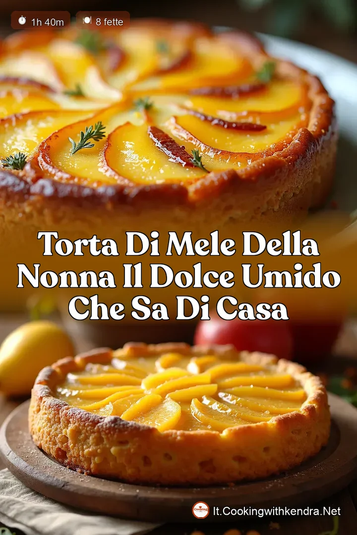 Torta di Mele della Nonna Il Dolce Umido che Sa di Casa
