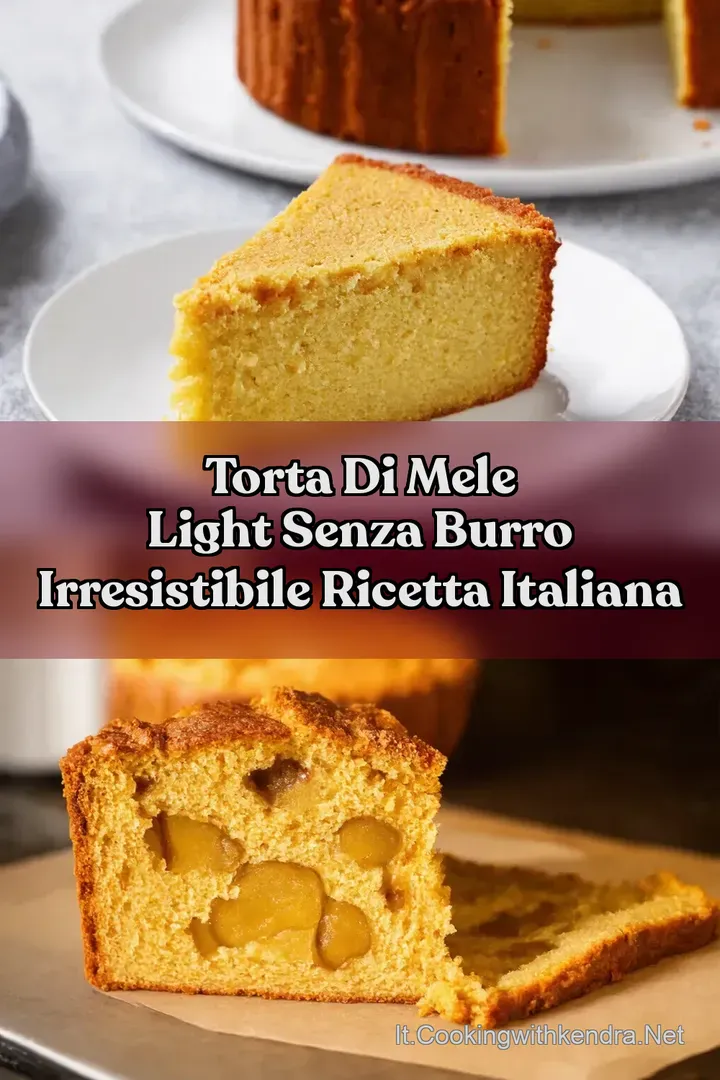 Torta di Mele Light Senza Burro Irresistibile Ricetta Italiana