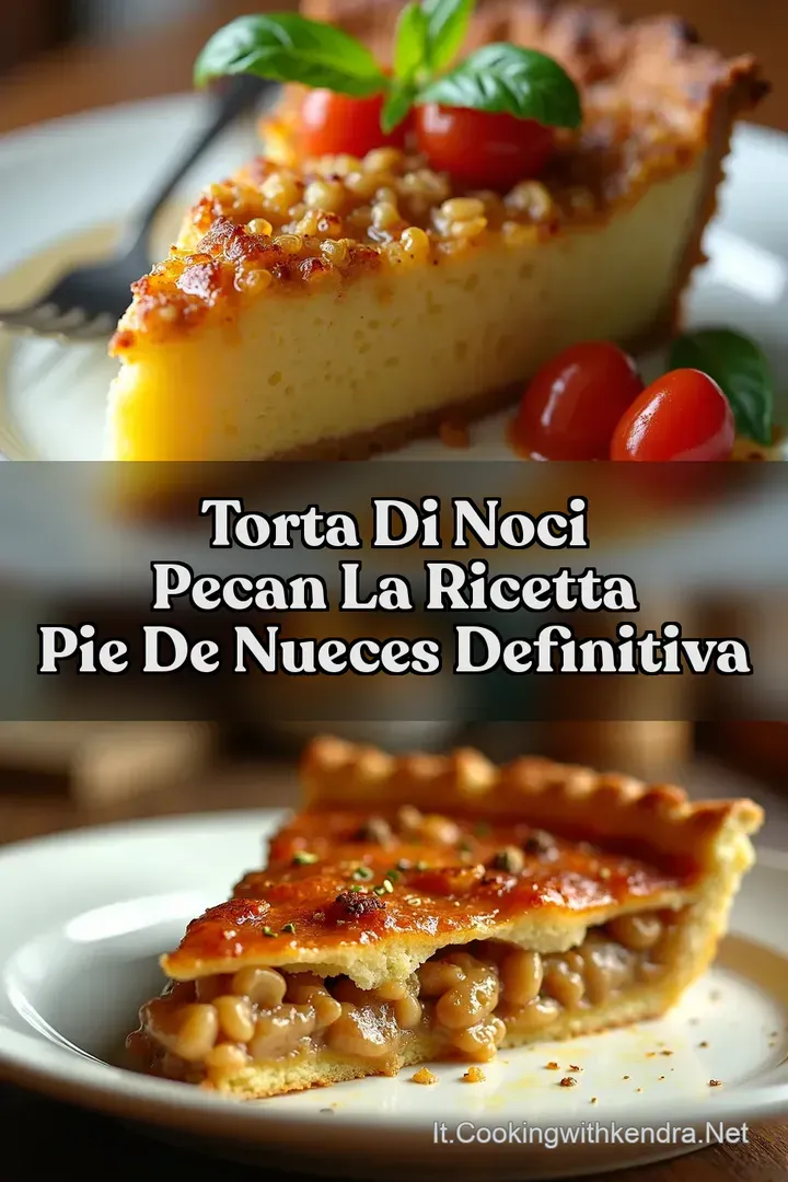 Torta di Noci Pecan La Ricetta Pie de Nueces Definitiva