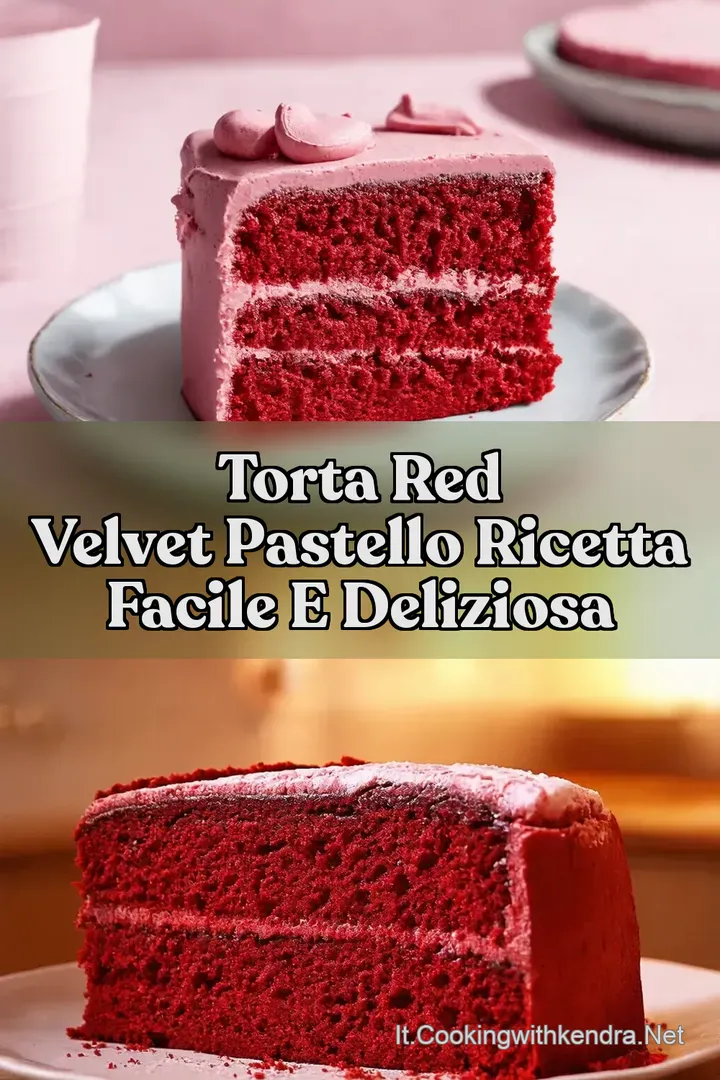 Torta Red Velvet Pastello Ricetta Facile e Deliziosa